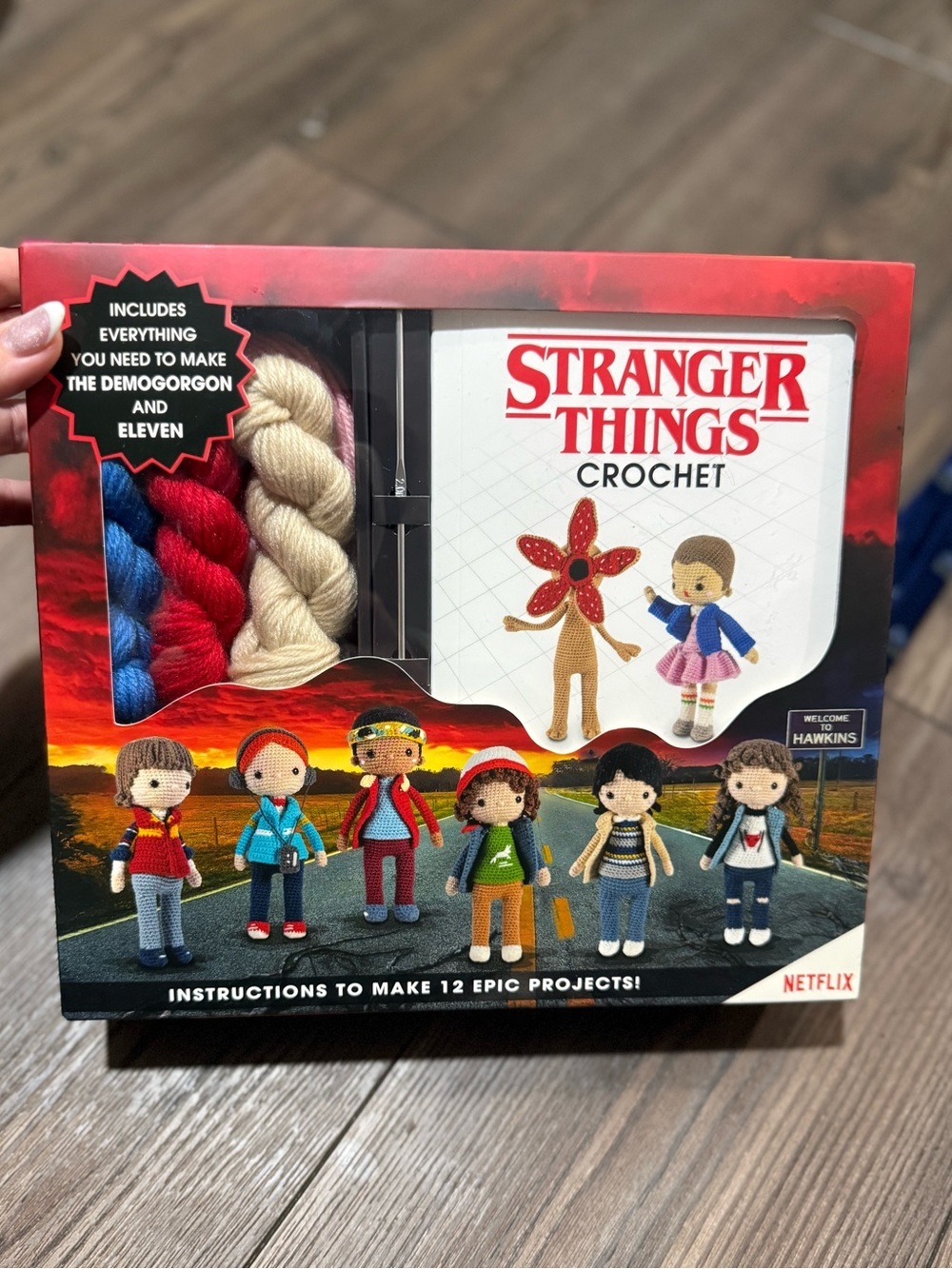 Stranger Things Crochet Kit Complete Craft Set Eleven Demogorgon New
